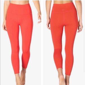 BEYOND YOGA Sportflex High Waisted Leggings Scarlet Sun XS